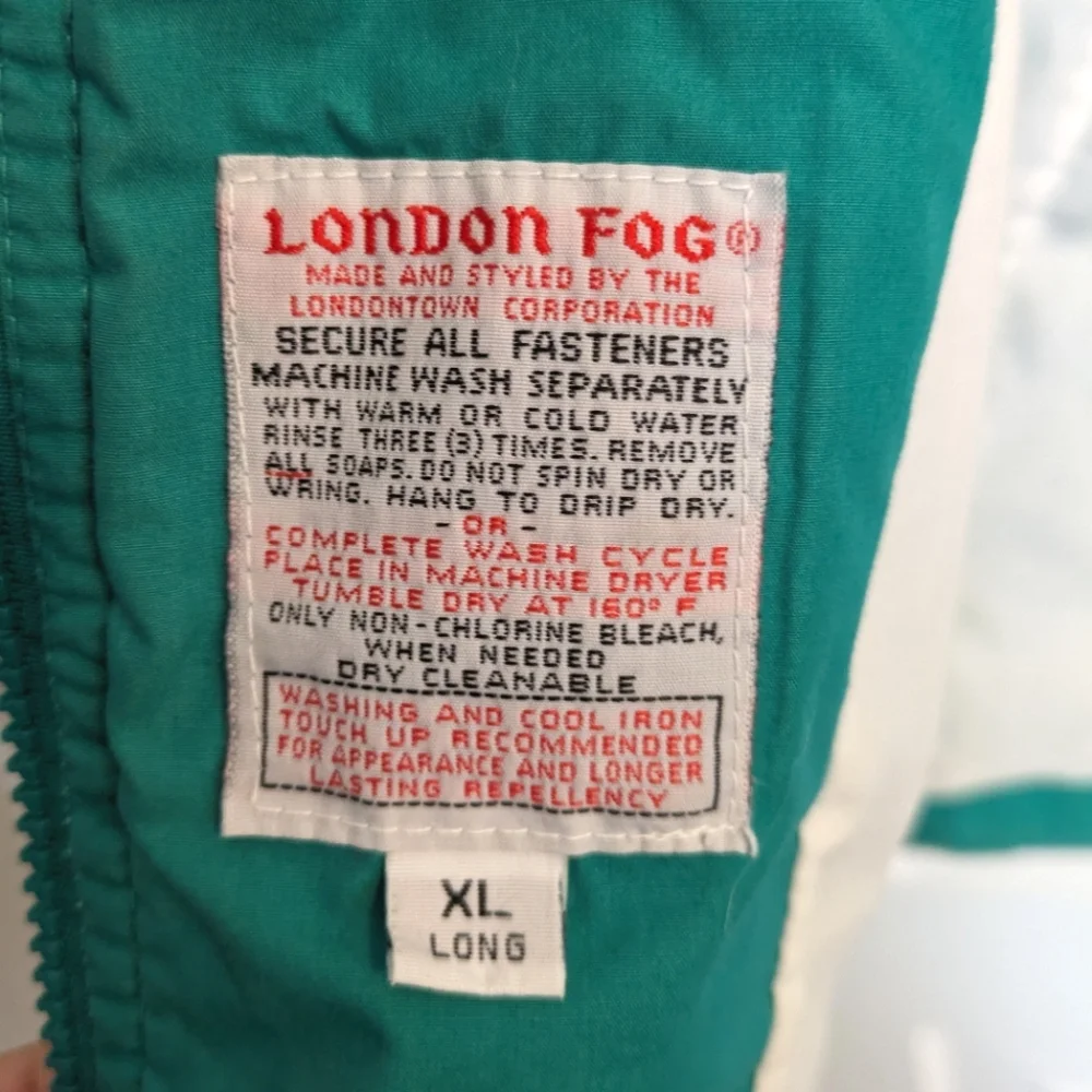 London Fog vintage circa